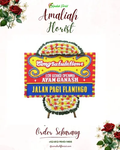 Bunga Papan Congratulation di Buwek